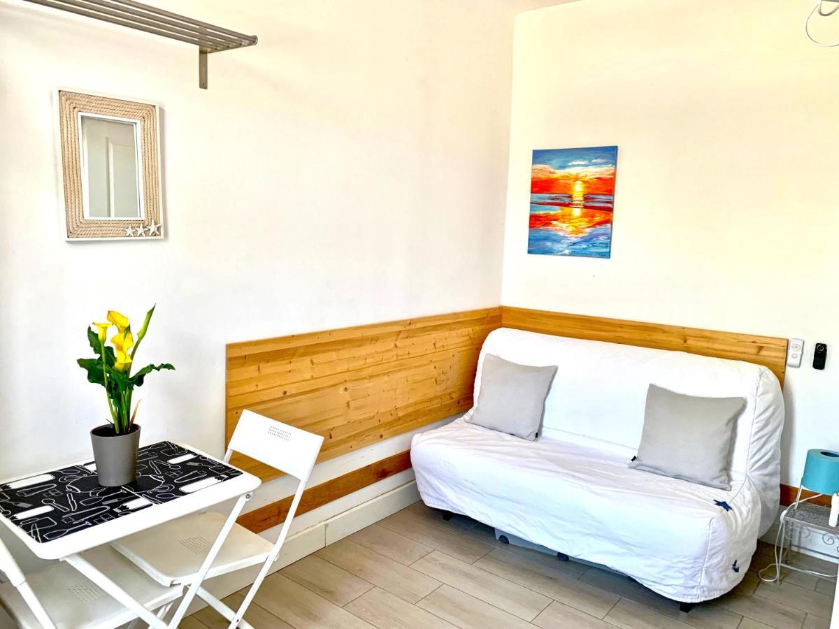 Blue Summer Vibes Mini Studio For Two, Ac, Parking, Beach At 50M, Spa Access -2 La Ciotat Eksteriør billede